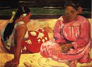 Paul Gauguin Tahitian Women(on the Beach) oil painting reproduction